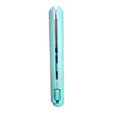 (1set, blue) Portable Cordless Rechargeable Styling Professional Hair Curler： T5K7