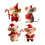 (4pcs, E) Felted Mouse, Christmas Gift Wool Felt Mouse Pendant C8K7 1