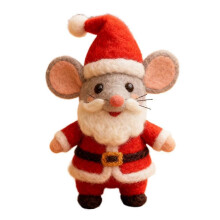 (1pcs, B) Felted Mouse, Christmas Gift Wool Felt Mouse Pendant C8K7