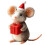 (1pcs, C) Felted Mouse, Christmas Gift Wool Felt Mouse Pendant C8K7 1