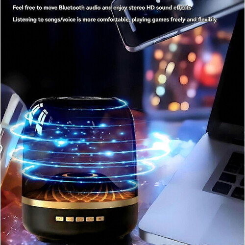 Ηχείο Bluetooth Subwoofer Πολύχρωμο Γυαλί Αρχική Υψηλής Όγκου Ασύρματο Ηχείο Υπολογι 2