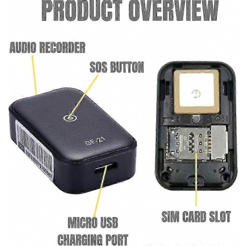 Sunrain GF-21 Mini GPS Tracker Συσκευή εγγραφής ήχου με φωνητική ενεργοποίηση Wifi/gsm 2