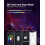 Smart Night Light 3D Star Projector Lamp, Voice Control/WiFi/Compatible with Alexa Google Assistant(Black) 5
