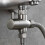 Brushed Nickel Shower Diverter Valve with G1/2" Brass Shut Off Functionality 3
