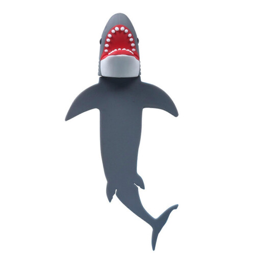 Creative 3D Stereo Shark Shape Bookmark Fun Reading Book Folder Pager NEW 1