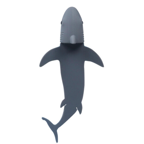 Creative 3D Stereo Shark Shape Bookmark Fun Reading Book Folder Pager NEW 2