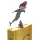 Creative 3D Stereo Shark Shape Bookmark Fun Reading Book Folder Pager NEW 4