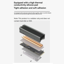 M.2 SSD Cooler M.2 SSD Heatsink with Thermal Silicone Pad Heat Sink Radiator Solid State Drive Radiator for M.2 2280 SSD
