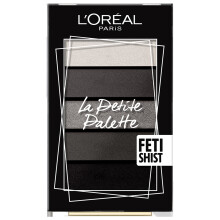 L'oréal Paris Fetishist Eyeshadow Palette, 5 Shades, Nude And Metallic Colors, With Applicator