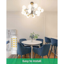 Bombilla LED G9 de 3W, equivalente a una halógena de 30W, luz blanca cálida 2700K, 380LM, sin parpadeo, AC/DC 220-240V, paque