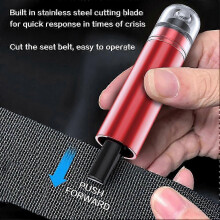 Emergency Car Window Breaker & Seatbelt Cutter - 2-in-1 Safety Hammer 2025-YXY