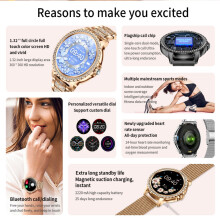 Smart Watch: Answer/Make Calls, 132" Full Touch Screen Fitness Tracker with Heart Rate, Blood Oxygen & Sleep Monitor for Andr