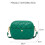 O presente de Natal perfeito: Bolsa transversal elegante e acolchoada com bordado - Porta-celular em couro caviar fosco para 2