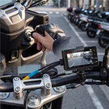Motorcycle DVR Dash Camera with Front Rear Camera Dual Video Loop Recording Waterproof Motorbike Driving Recorder Cam