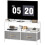 TV Stand Cabinet with 2 Foldable Drawers - White 2