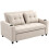 Two-Seater Pull-Out Sofa Bed - Beige 1