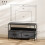TV Stand Cabinet with 2 Foldable Drawers - Black 5