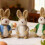 (1pcs, Gray) Wool Felt Rabbit With Balloons Easter Decorations Hanging Bunny- C4P2 5