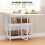 Four-Person Drop Leaf Table - White 7
