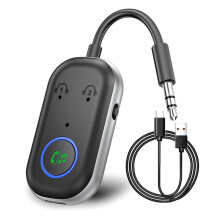 5.3 Adapter, 2-in-1 Audio-Transmitter (Kopfhöreranschluss) für CarAUX Flugzeuge, Fernseher und Stereoanlagen