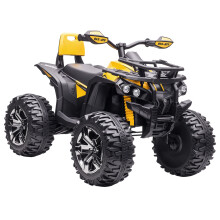 Quad Eléctrico Infantil Amarillo 100 x 65 x 73 cm