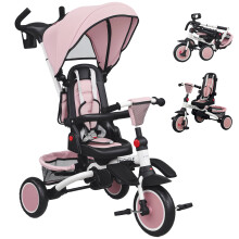 Triciclo Evolutivo Rosa 111.5 x 52 x 98 cm