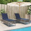 VidaXL vidaXL Sonnenliegen 2 Stk. mit Tisch Grau Poly Rattan 1