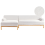 Beliani Corner Sofa 3 Seater SOSJO Boucle Off-White Right Hand 1