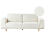 Beliani Sofa 3 Seater NIVALA Boucle Off-White 1