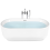 Beliani Freestanding Bathtub PINEL 1700 x 800 mm White 1