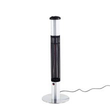 Freestanding Infrared Patio Heater VEZUVIO 1500 W Black