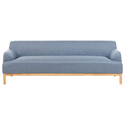 Beliani Sofa 3 Seater SOSJO Fabric Blue
