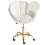 Beliani Desk Chair ANNABELLE Boucle White 1