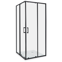 Shower Enclosure TELA 800 x 800 x 1850 mm Black