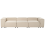 Beliani Modular Sofa 3 Seater ARDAL Fabric Beige 1