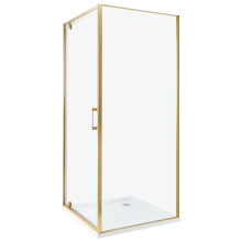 Shower Enclosure DARLI 800 x 800 x 1850 mm Gold