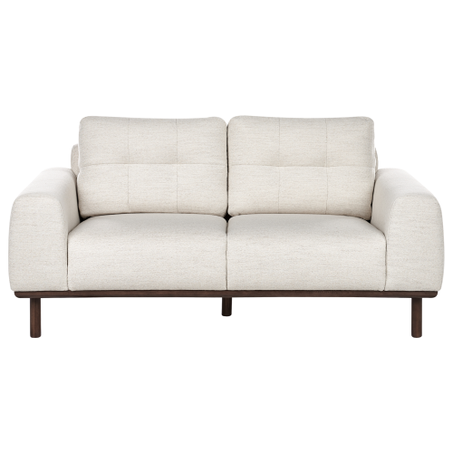 Beliani Sofa 2 Seater LAURILA Fabric Light Beige
