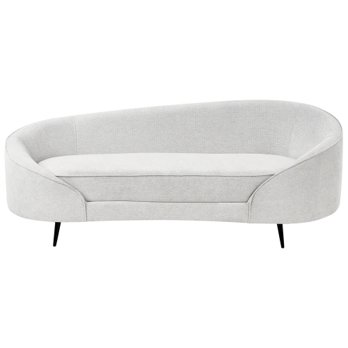 Beliani Sofa 2 Seater SAVAR Fabric Off-White