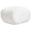 Beliani Pouffe BODLA Synthetic Material White 1