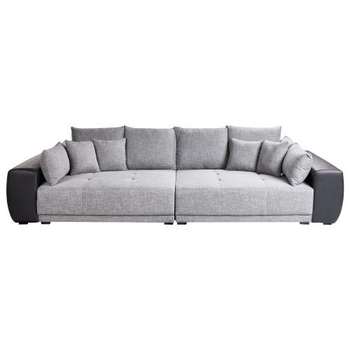Beliani Sofa 4 Seater TORPO Fabric Grey