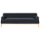 Beliani Sofa 3 Seater SOSJO Fabric Black 1