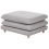 Beliani Ottoman HEDEN Fabric Grey 1