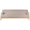 Beliani Sofa 3 Seater SOSJO Fabric Light Brown 1