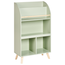 3 Tier Bookcase LILOET 102 cm Light Green