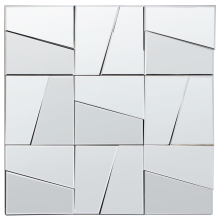 Wall Mirror ANCEMONT 80 cm 80 cm Silver