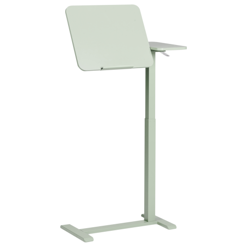 Beliani Manual Adjustable Laptop Stand SCHOLA 70 cm 40 cm Light Green