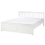 Beliani Bed Pine Wood OLENDON 160 x 200 cm (EU King Size) White 1