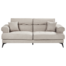 Sofa 3 Seater SKIVE Fabric Taupe