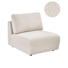 1-Seat Section KIVVIK Boucle Off-White