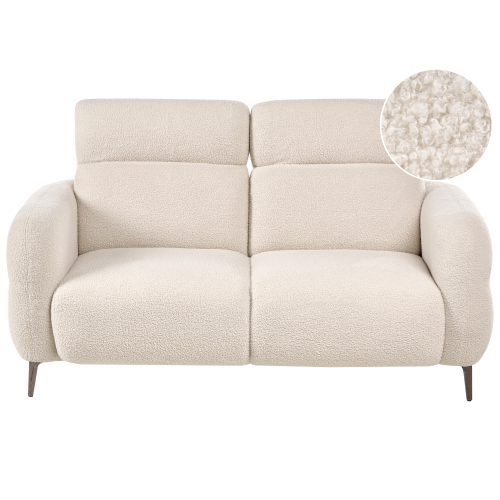 Beliani Sofa 2 Seater ARTUNA Boucle Off-White